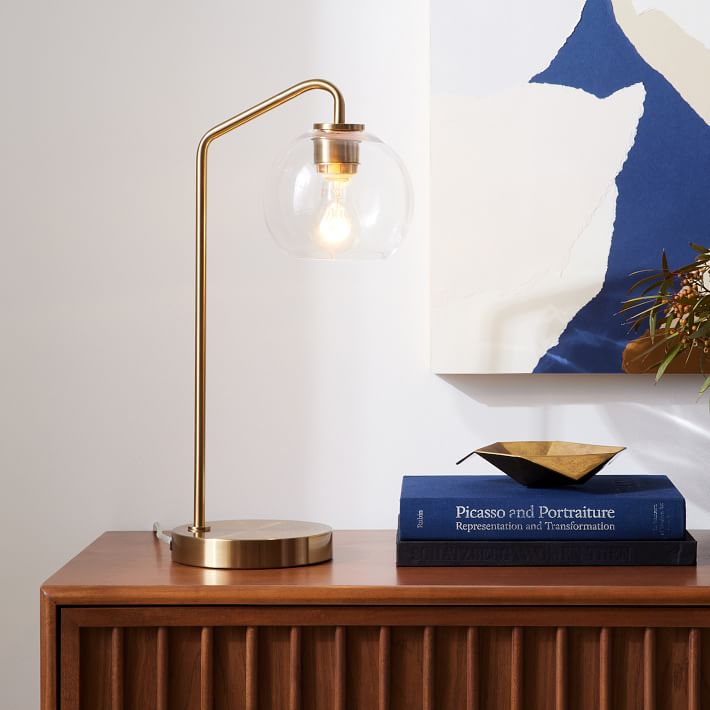 Sculptural Globe Table Lamp (21&quot;)