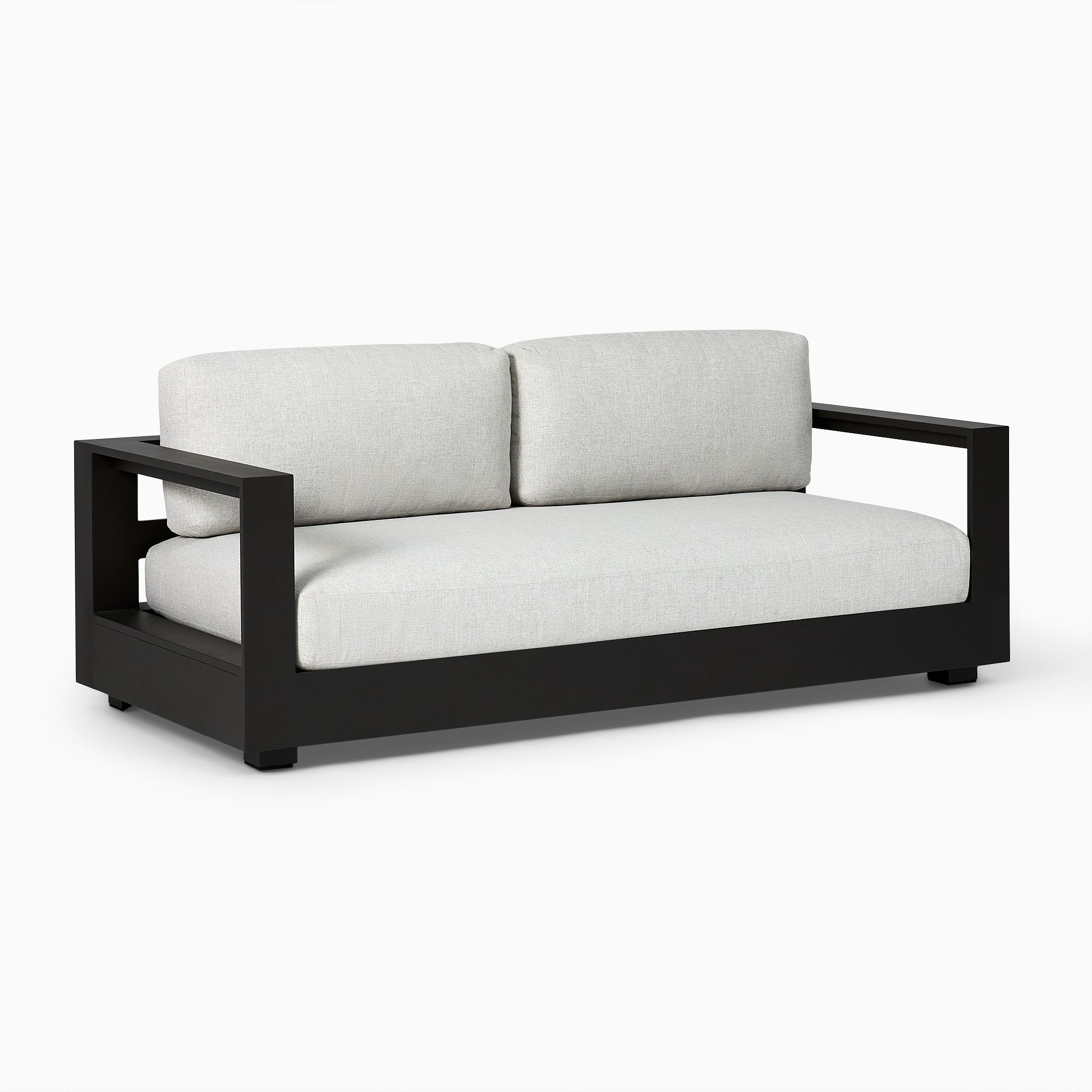 Telluride Aluminum Outdoor Sofa, 83 inches, Aluminum/Gracebay, Seashore