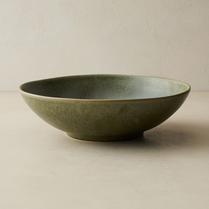 Kanto Stoneware Serve Bowl Green