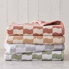 Wavy Blocks Towels