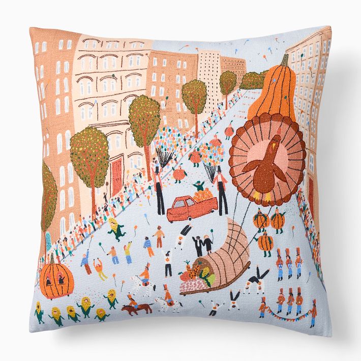 Nicole Cicak Thanksgiving Parade Pillow Cover