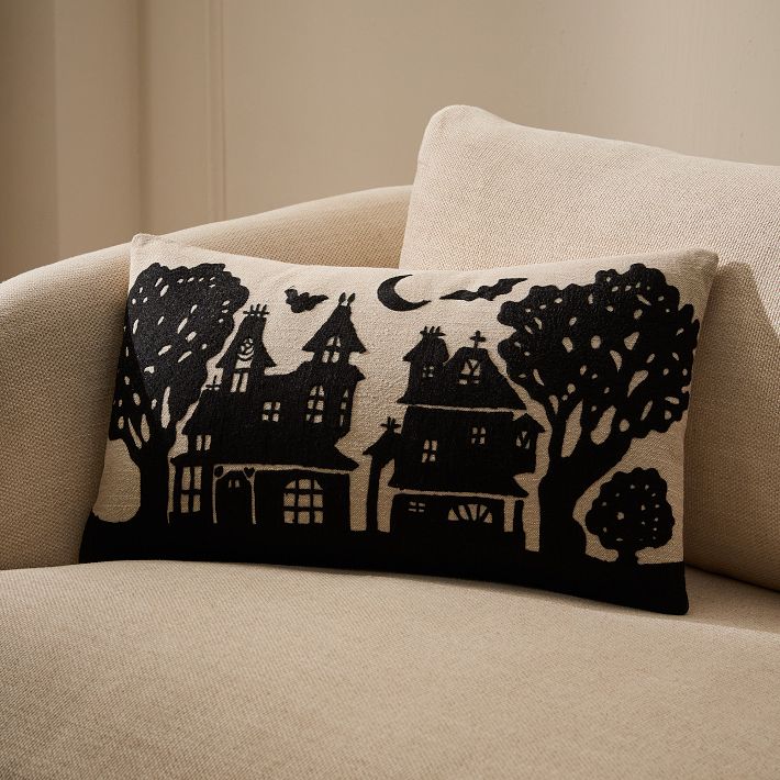 Haunted House Pillow Cover