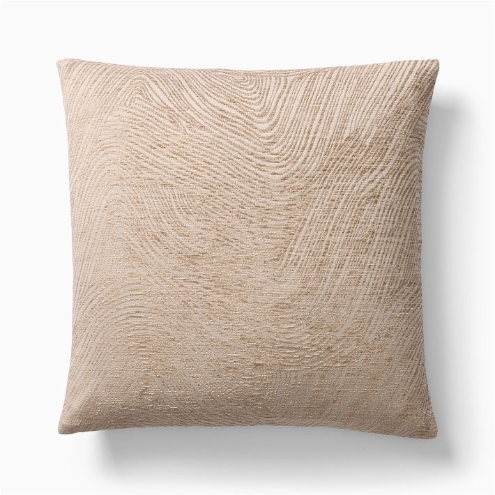 Geode Cut Velvet Pillow Cover - Color Sand