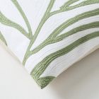 Crewel Palm Pillow Cover