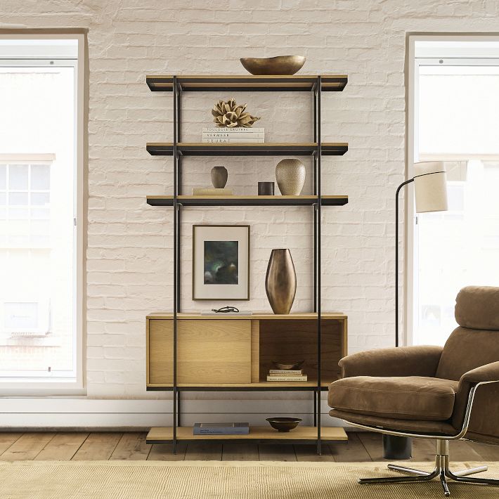 Pierce Narrow Storage Shelf Unit (42