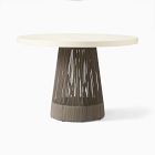 Porto Pedestal Concrete Outdoor Dining Table (44&quot;)