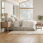 European Flax Linen Cotton Ripple Quilt &amp; Shams