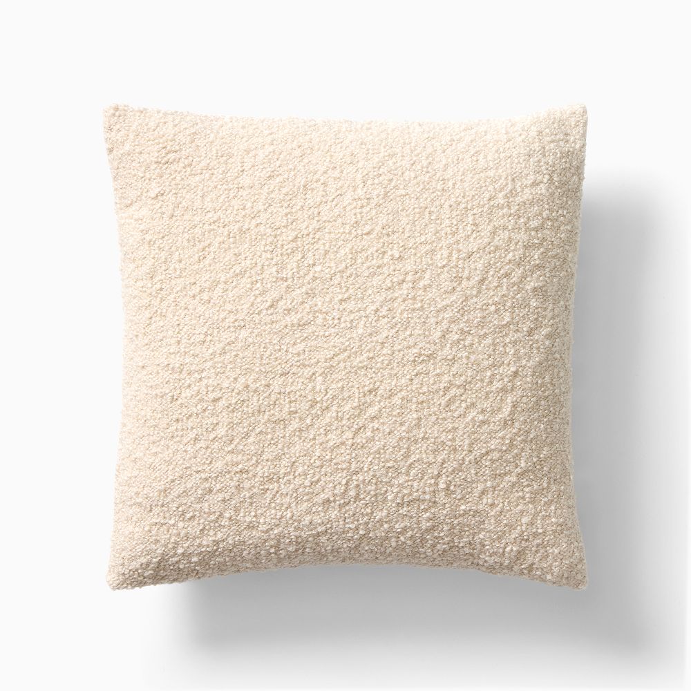 Cozy Boucle Pillow Insert & Cover - Ecru