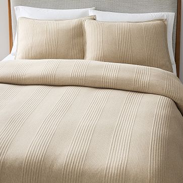Jersey Linear Full/Queen Duvet, Camel