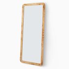 Open Box: Burled Wood Floor Mirror