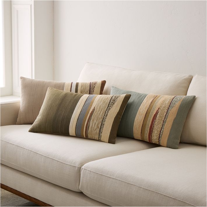 Mixed Woven Landscape Pillow Cover West Elm