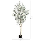 Faux Potted Greco Olive Tree