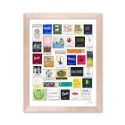 Williamsburg Framed Matchbook Print by My Father's Daughter