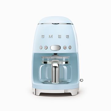 Smeg Drip Filter Coffee Machine, Pastel Blue