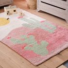 Kids Desert Cactus Shag Rug
