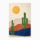 Kids Desert Cactus Shag Rug