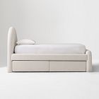 Elora Upholstered Storage Bed W/ Storage Drawer