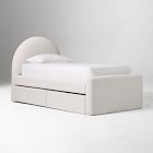 Elora Upholstered Storage Bed W/ Storage Drawer