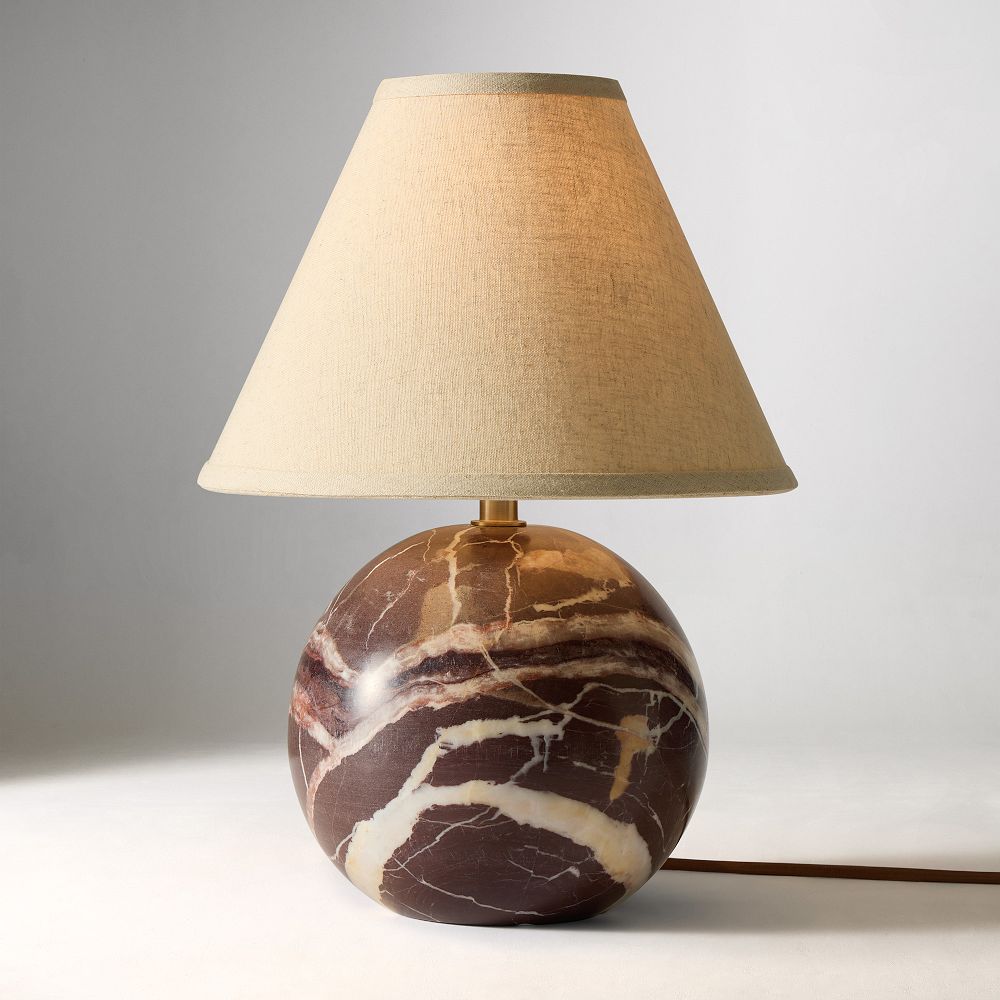 Perry Marble Table Lamp (15.5") - Set of 2