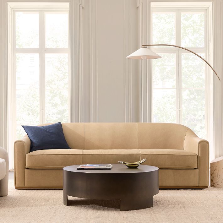 Bennett Leather Sofa (60&quot;&ndash;96&quot;)