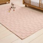 Elongated Checkered Tile Rug