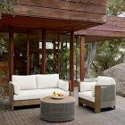 Porto Outdoor Loveseat (66&quot;), Lounge Chair &amp; Coffee Table Set