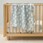 Reversible Gauze Cloud Baby Blanket