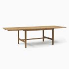 Hargrove Outdoor Extendable Dining Table (79&quot;&ndash;109&quot;), Benches &amp; Slope Chairs Set