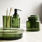 Apothecary Glass Bath Accessories