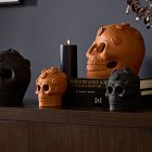 Terracotta Halloween Skull Objects