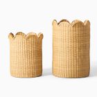 Misha &amp; Puff Rattan Baskets (Set of 2)