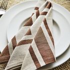 Quincy Block Print Stripe Napkin Sets