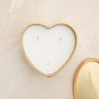 Heather Heart Filled Candle - Amber Jasmine