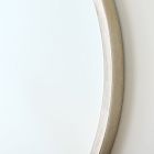 Metal Framed Round Wall Mirror - 24&quot;