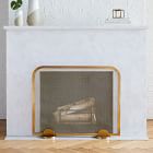 Deco Metal Fireplace Screen