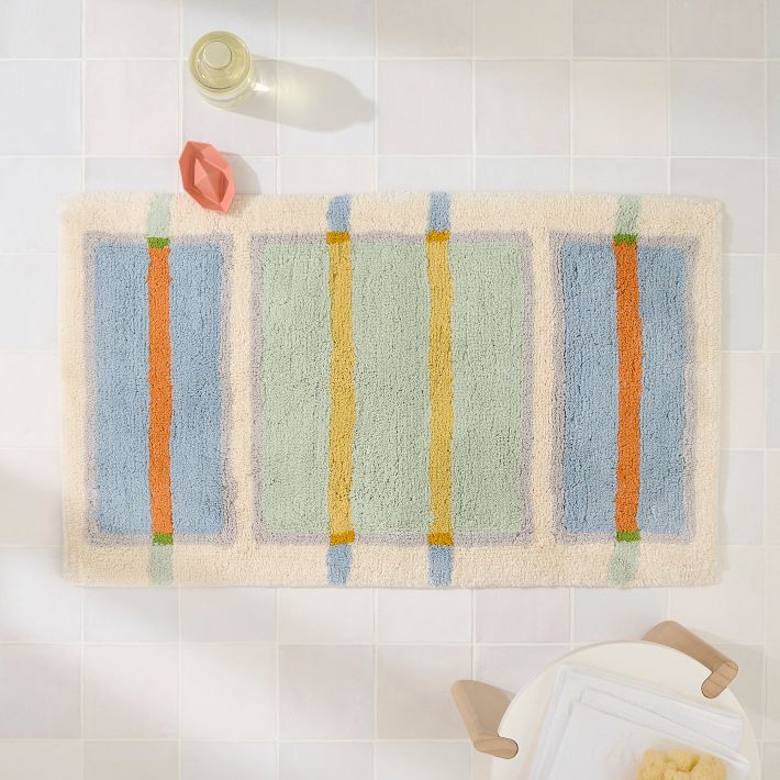 Kids Colourblock Pop Bath Mat