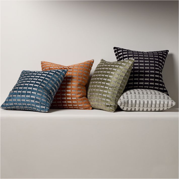 Cut Velvet Archways Pillow Cover
