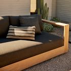 Natural Mini Stripe Indoor/Outdoor Pillow