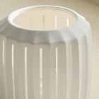 Slatted Porcelain Hurricanes