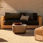 Natural Mini Stripe Indoor/Outdoor Pillow