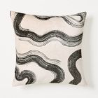 Velvet Brushstroke Pillow Cover