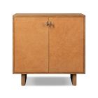 Garfield Leather Cabinet (35&quot;)