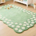 Kids Daisy Framed Rug