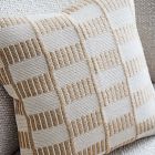 Woven Checker Jute Pillow Cover