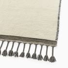 Center Stripe Shag Rug
