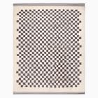 Open Box: Soft Checkered Rug, 6'x9', Charcoal
