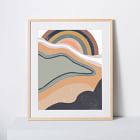 Walker Noble Studios Framed Print - Desert Rain