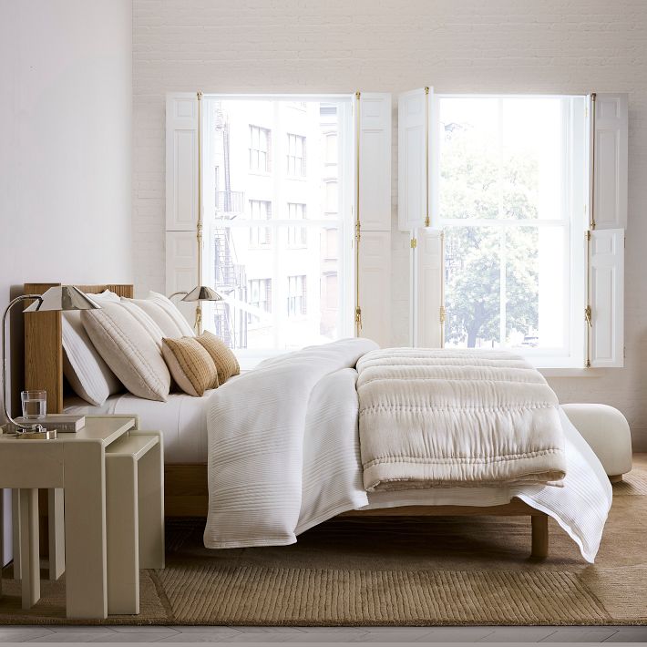 Cotton Cloud Jersey Duvet Cover & Shams