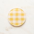 Proper Table Wadsworth Goldenrod Gingham Coaster (Set of 4)