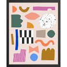 Shape Collage Framed Wall Art by Ampersand Design Studio
